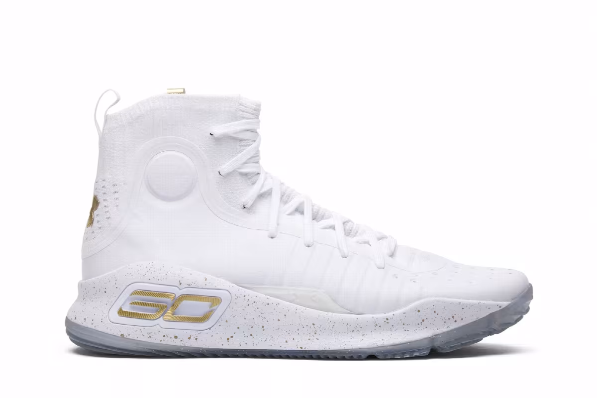 Under Armour Curry 4 White Gold 2017, view 2
