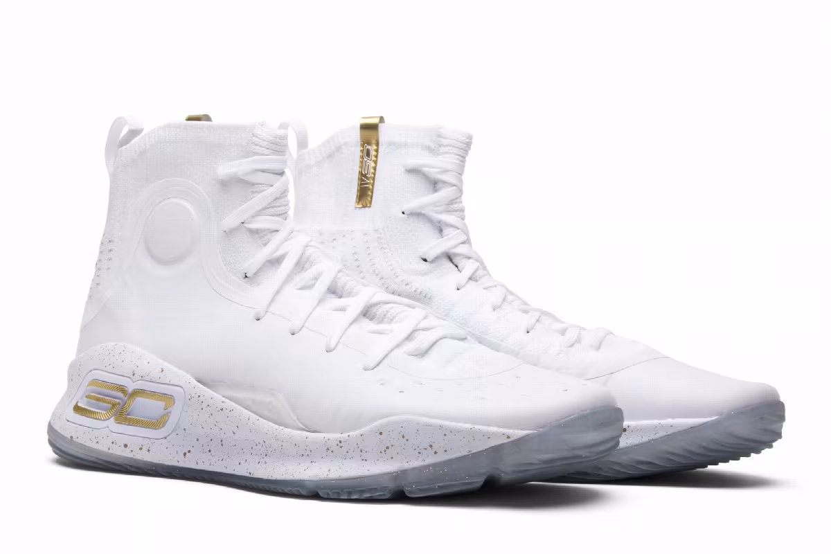 Under Armour Curry 4 White Gold 2017, view 9