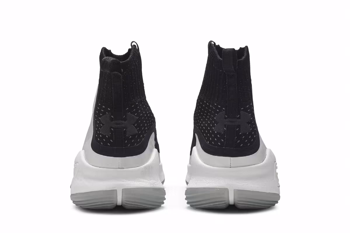 Under Armour Curry 4 Black White, view 7