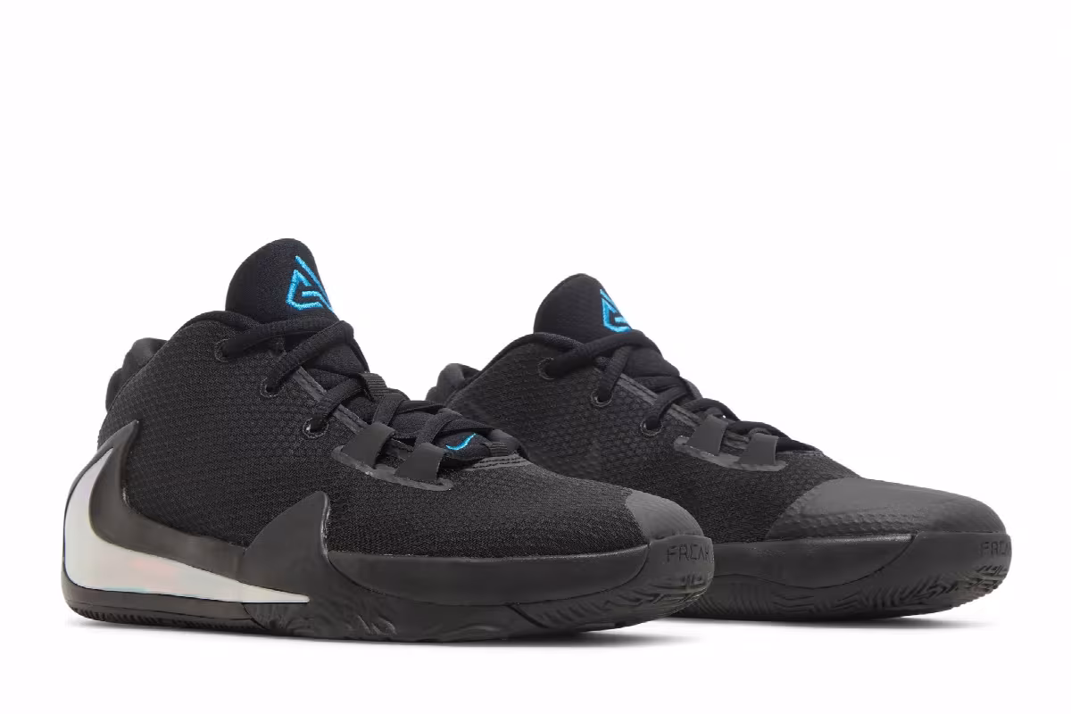 Nike Zoom Freak 1 GS Black, view 9