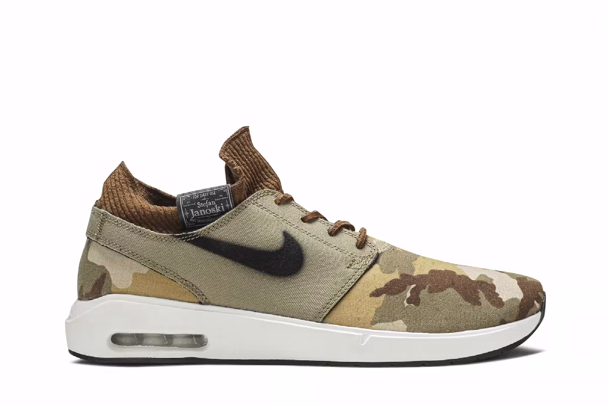 Nike Air Max Janoski 2 Premium Tan Camo, view 2