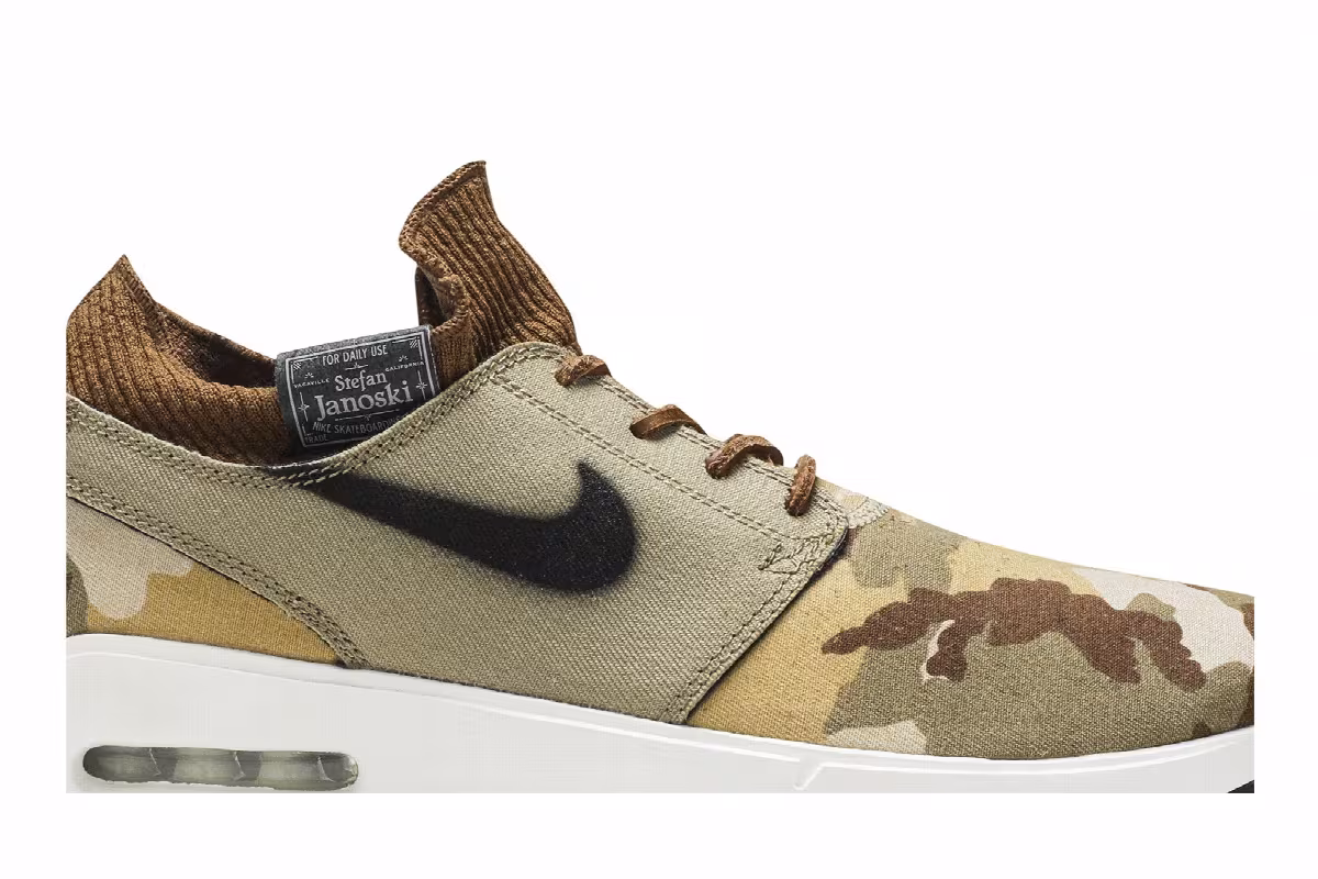 Nike Air Max Janoski 2 Premium Tan Camo, view 3