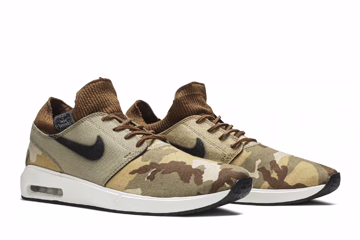 Nike Air Max Janoski 2 Premium Tan Camo, view 9