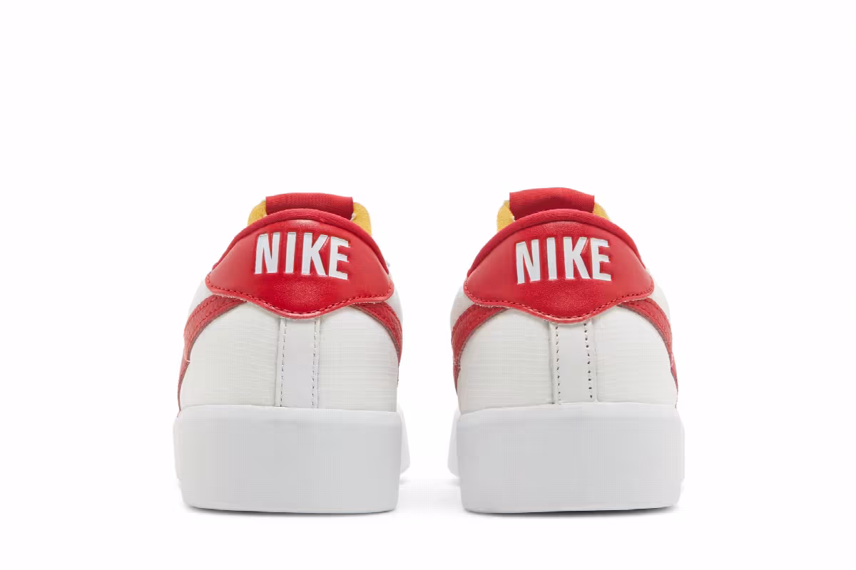 Nike Bruin React SB White University Red, view 7