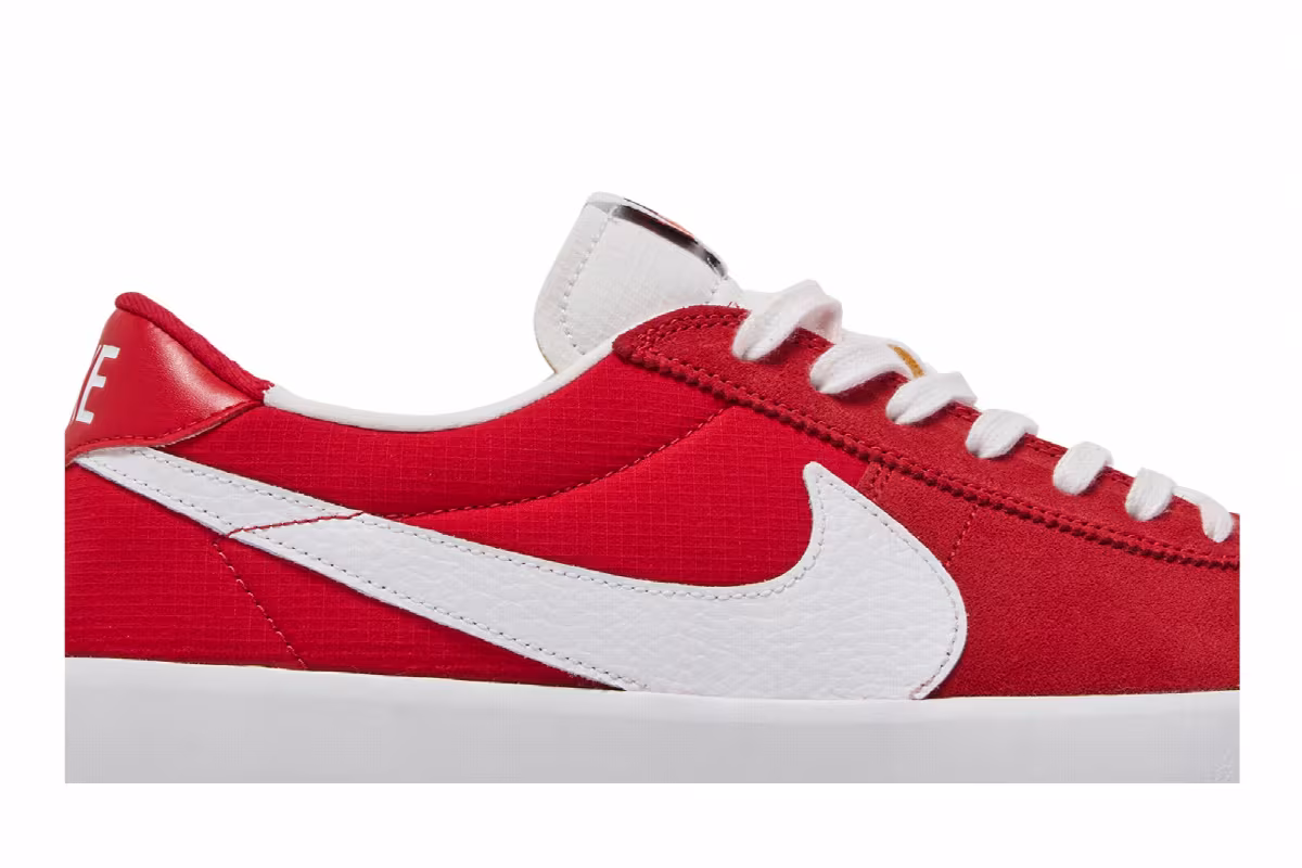 Nike Bruin React SB Varsity Red, view 3