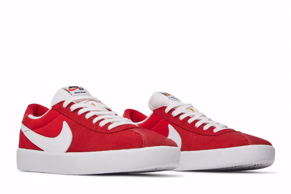 Nike Bruin React SB Varsity Red, view 9