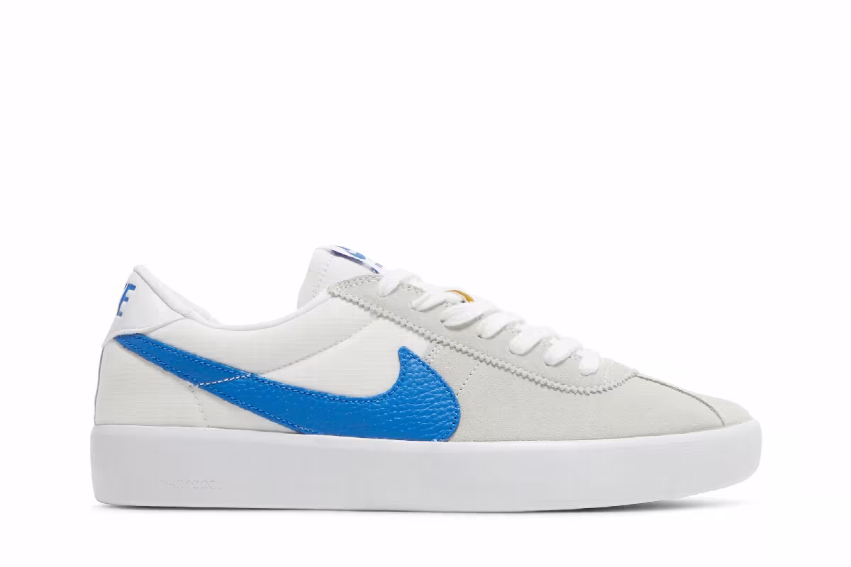 Nike Bruin React SB Summit White Signal Blue, view 2