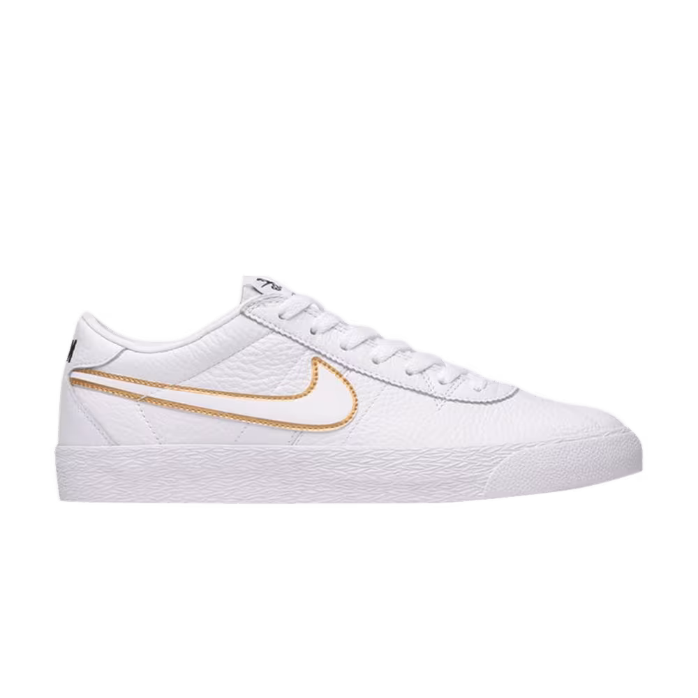Nike Bruin Zoom Premium SE SB White Metallic Gold