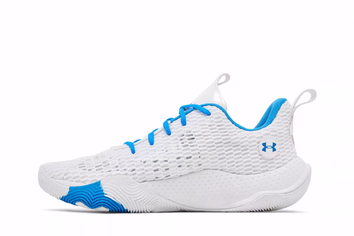 Under Armour Spawn 3 CLRSHFT White Blue, view 4