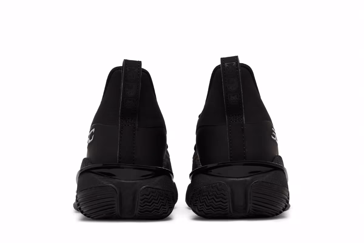 Under Armour Curry 7 Team Black Metallic Silver, view 7