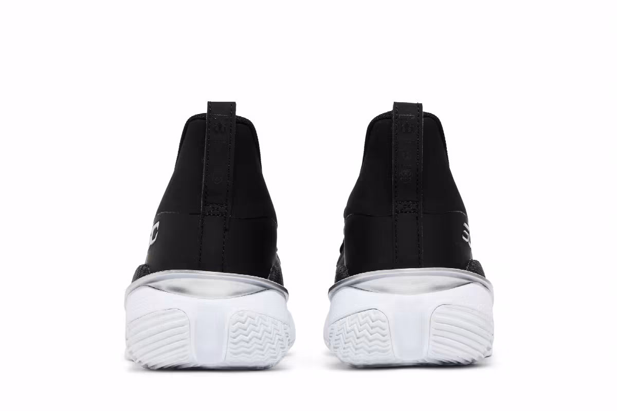 Under Armour Curry 7 Team Black White, view 7