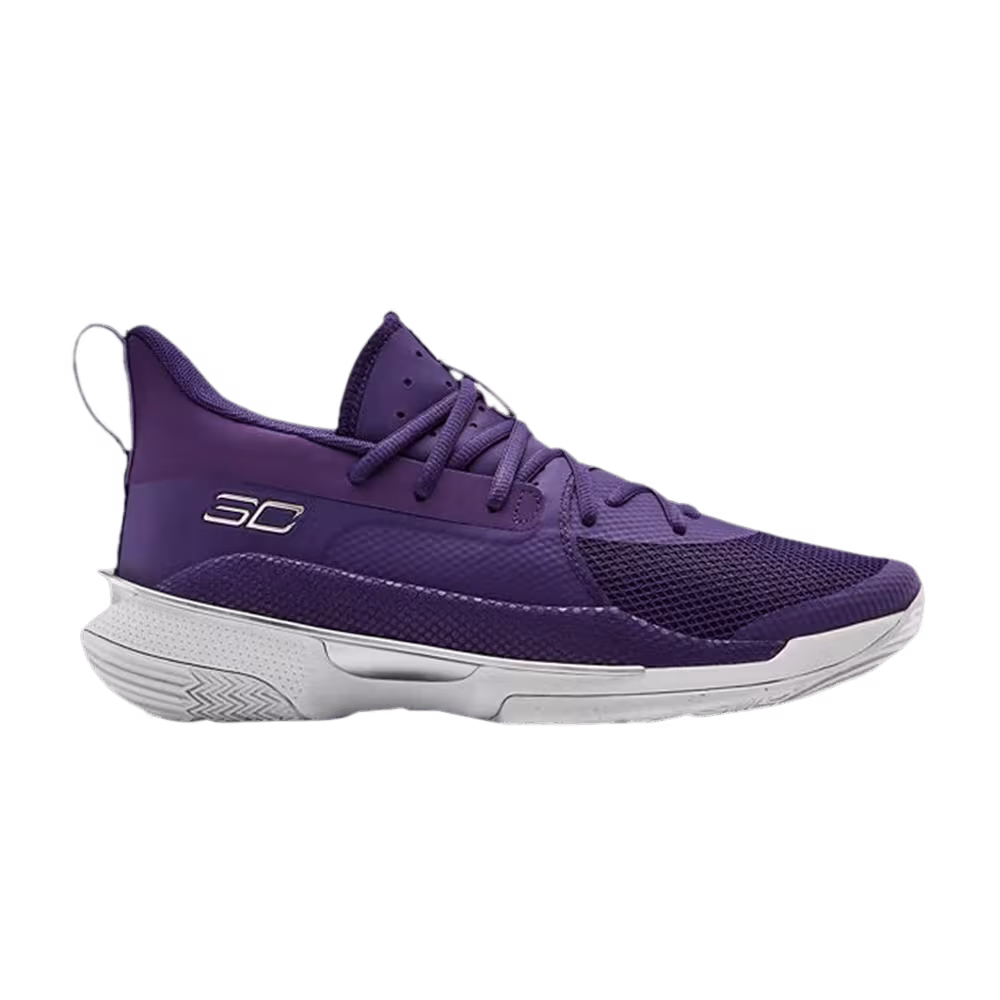 Under Armour Curry 7 Team Purple White