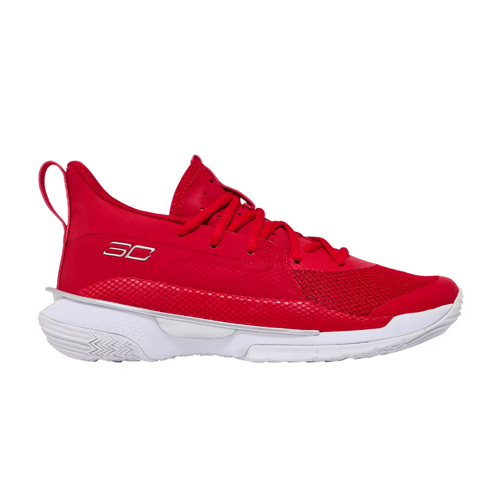 Under Armour Curry 7 Team Red White