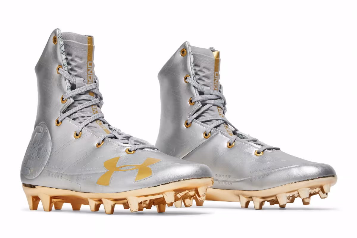 Under Armour Highlight MC LE Silver Gold, view 9