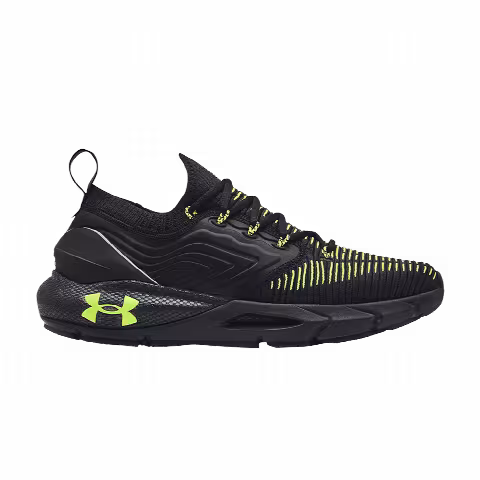 Under Armour HOVR Phantom 2 IntelliKnit 'Black High-Vis Yellow'