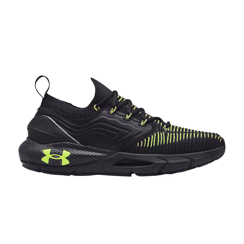 Under Armour HOVR Phantom 2 IntelliKnit Black High-Vis Yellow