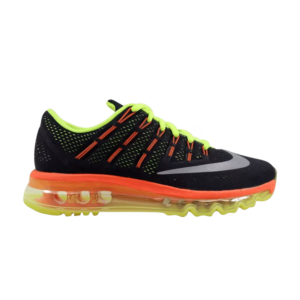 Nike Air Max 2016 GS Black Volt Orange
