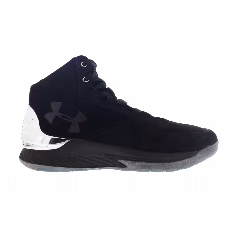 Under Armour Curry 1 Lux Mid Suede 'Black'