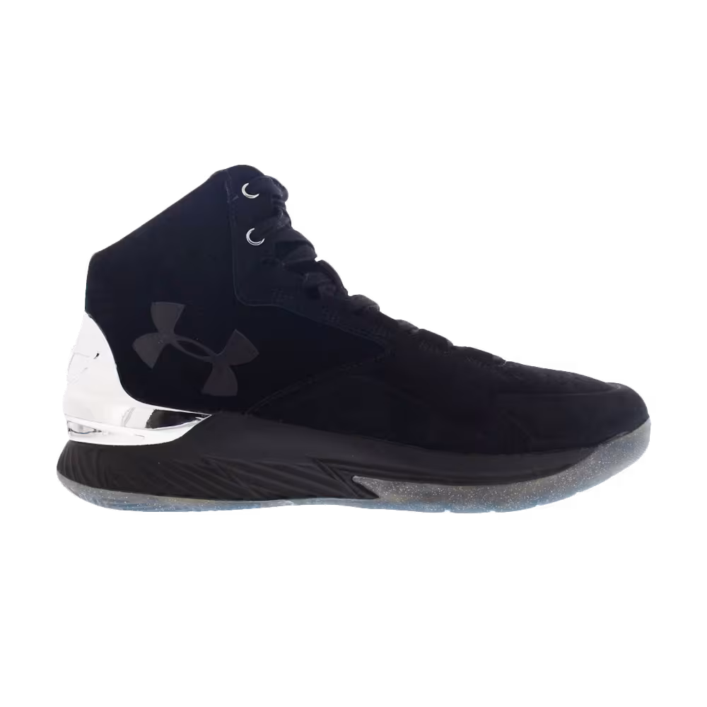 Under Armour Curry 1 Lux Mid Suede Black