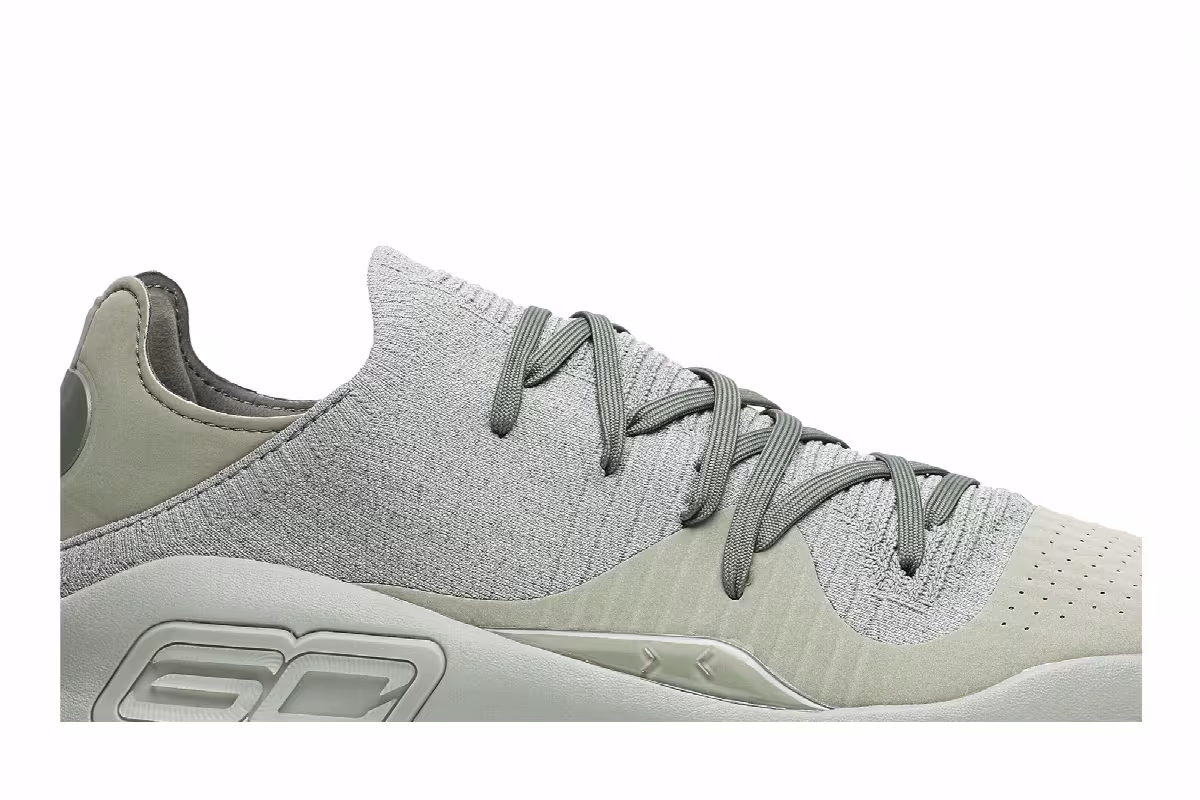 Under Armour Curry 4 Low Grove Green, view 3