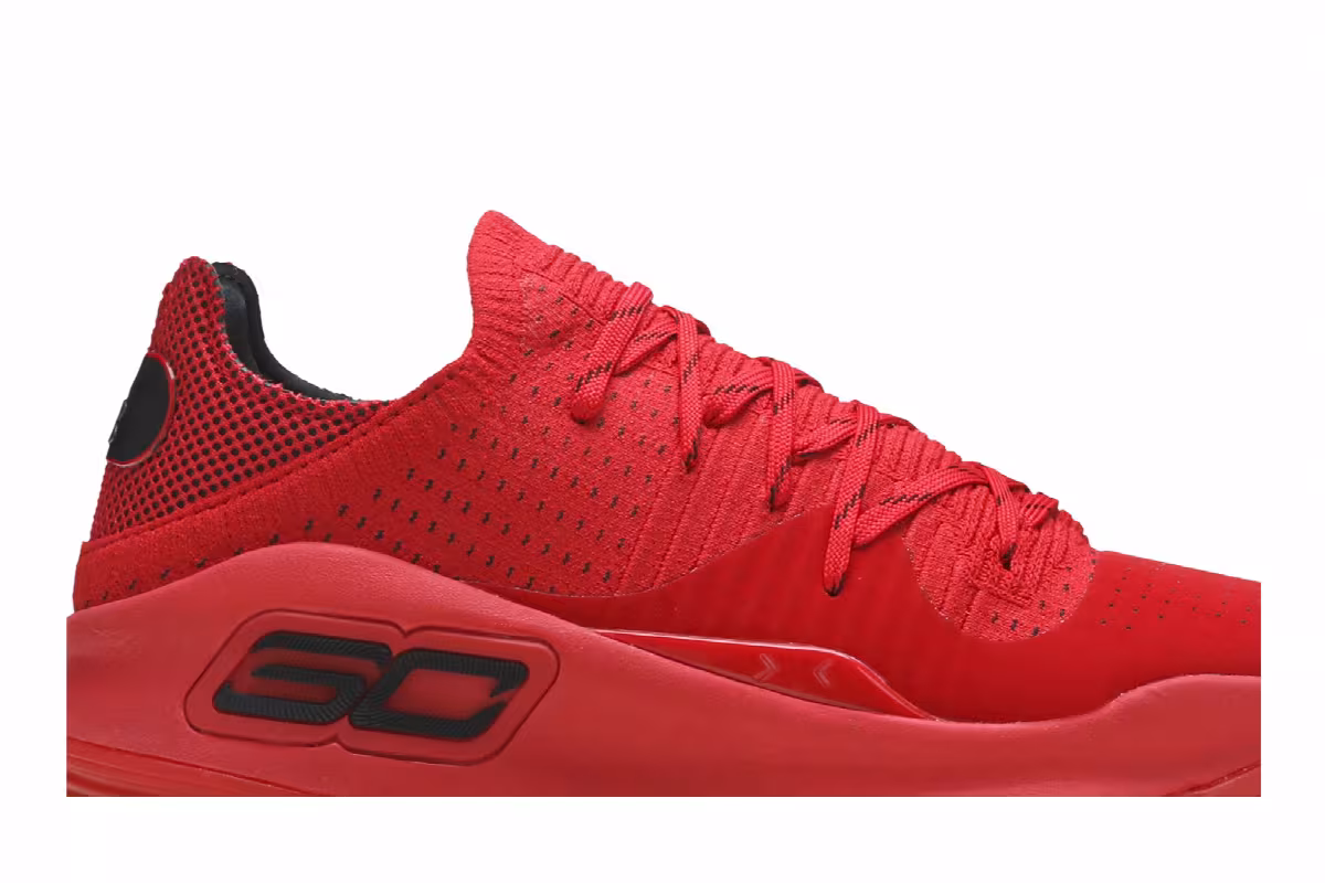 Under Armour Curry 4 Low Red, view 3