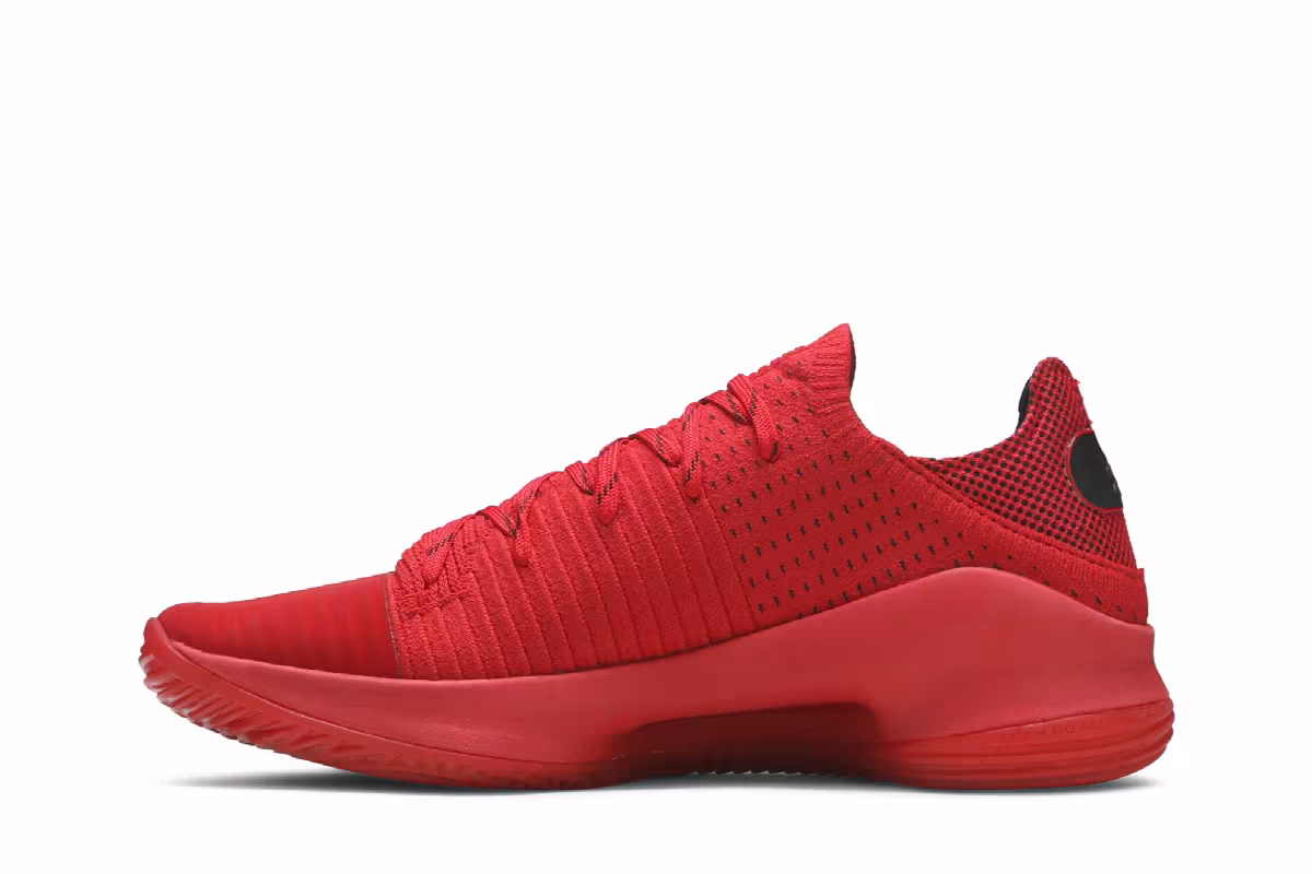 Under Armour Curry 4 Low Red, view 4