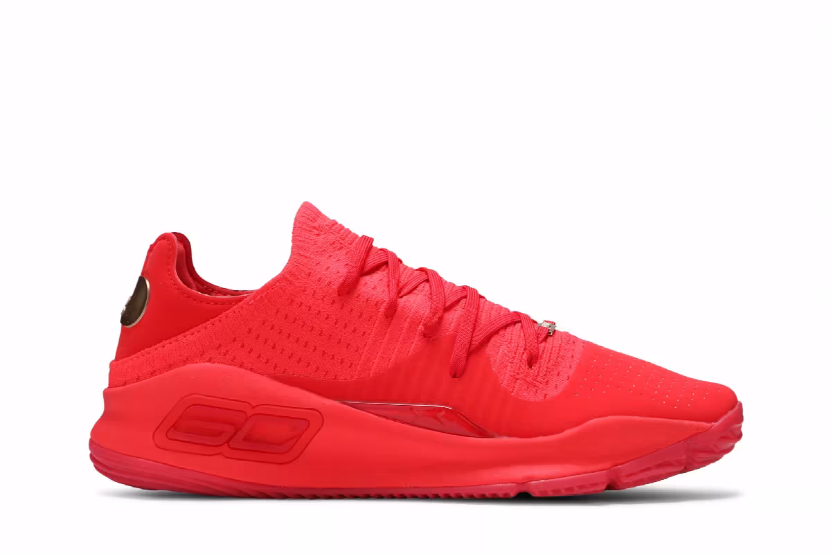 Under Armour Curry 4 Low TB Red, view 2
