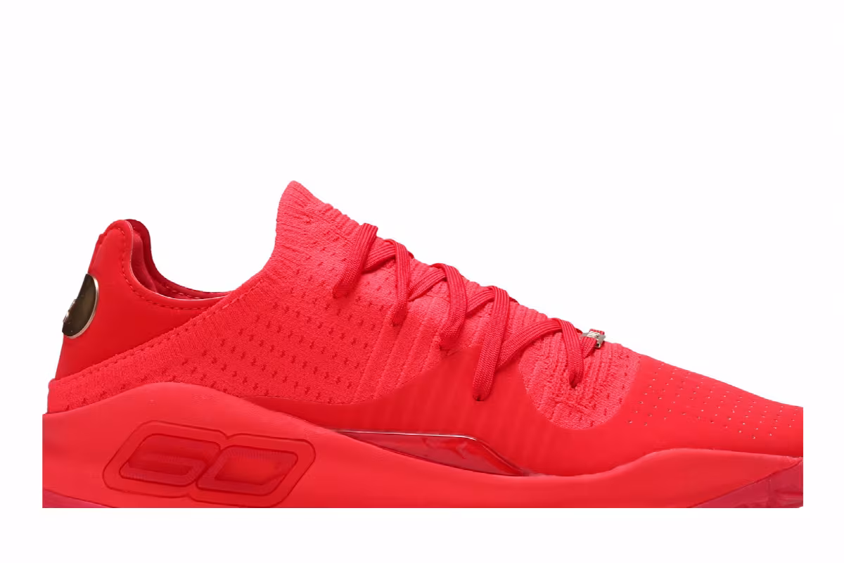 Under Armour Curry 4 Low TB Red, view 3