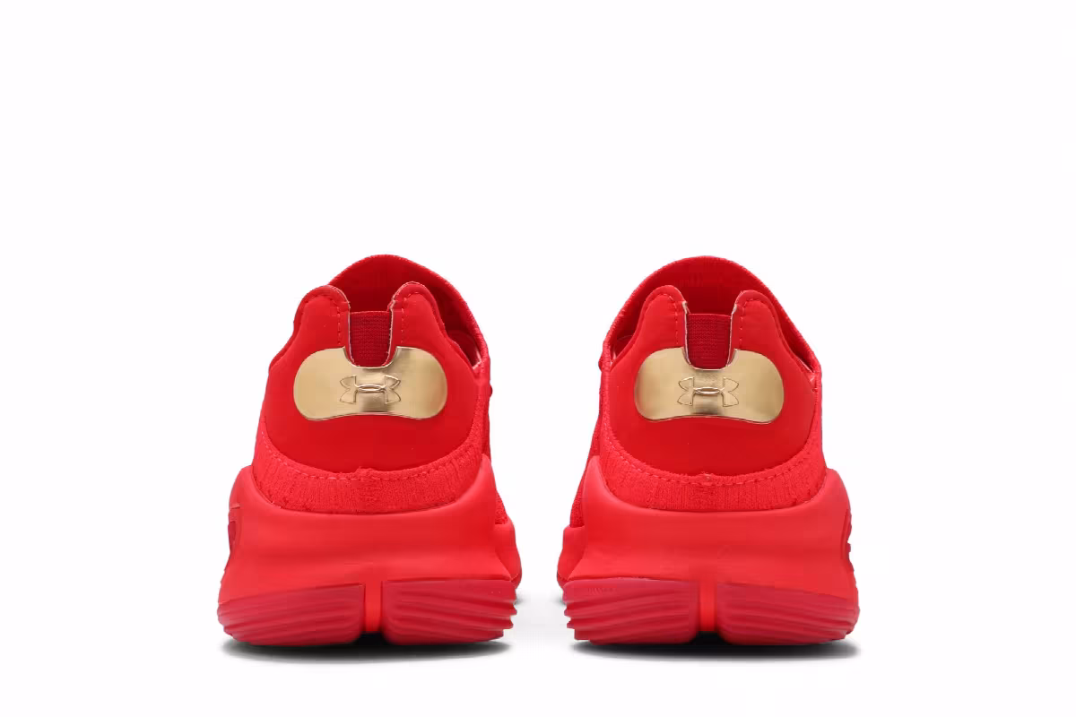 Under Armour Curry 4 Low TB Red, view 7