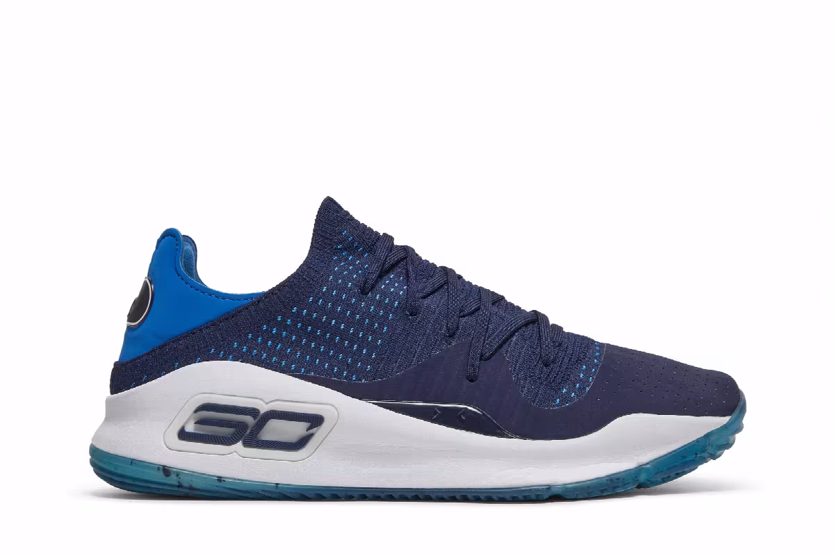 Under Armour Curry 4 Low TB Navy, view 2