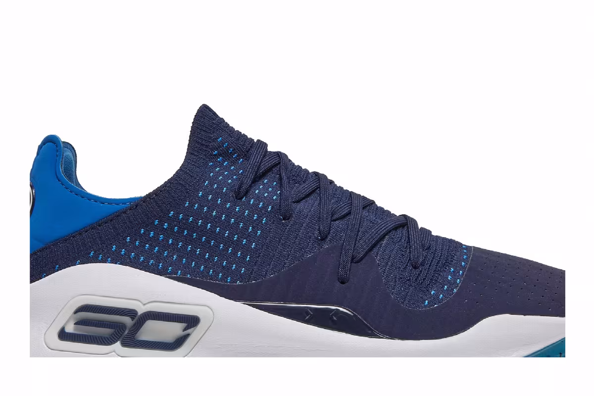 Under Armour Curry 4 Low TB Navy, view 3