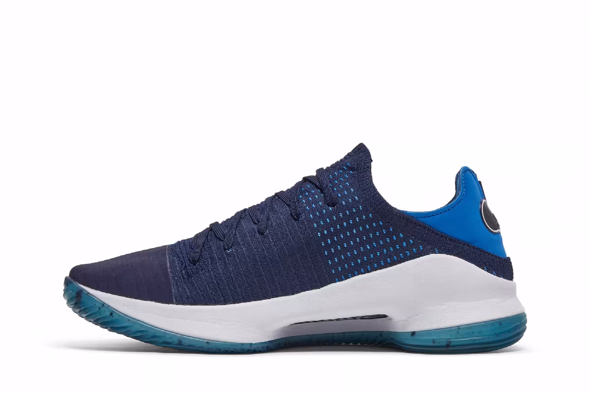 Under Armour Curry 4 Low TB Navy, view 4