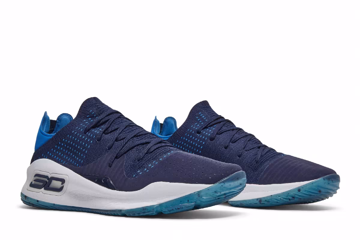 Under Armour Curry 4 Low TB Navy, view 9
