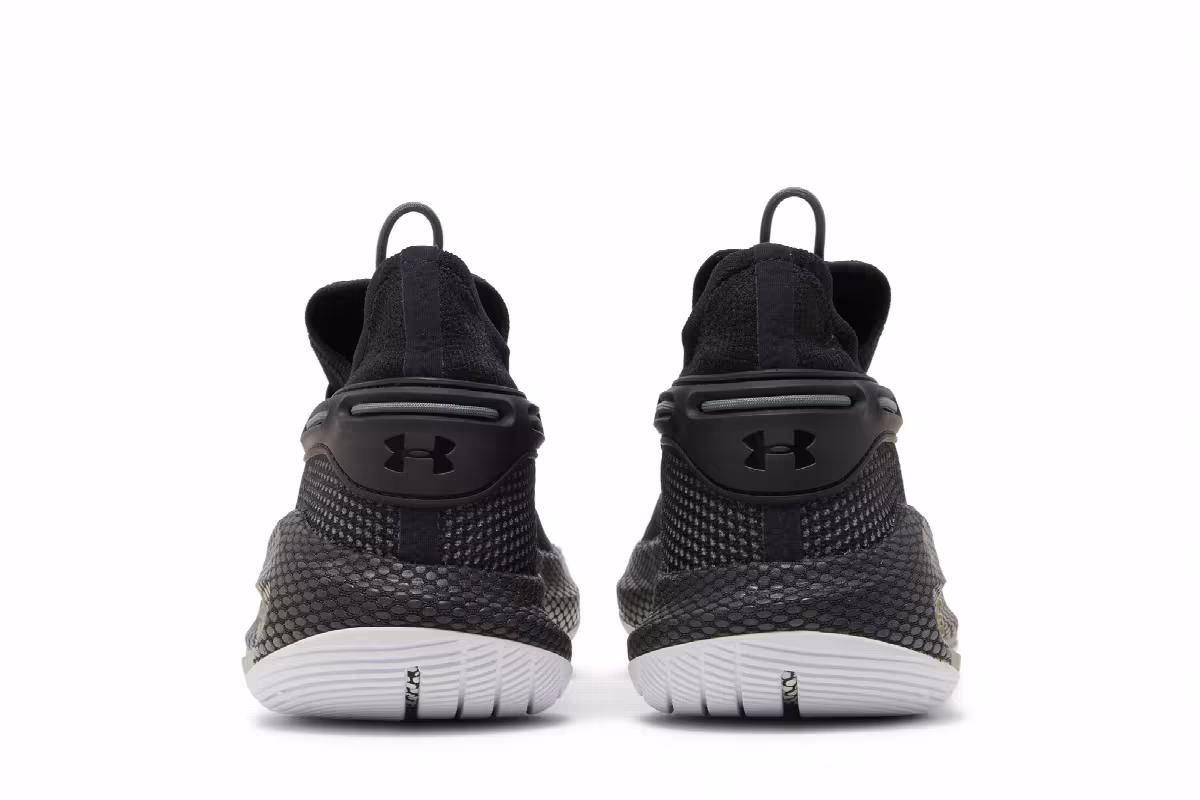 Under Armour Curry 6 Team Black Gold Metallic, view 7