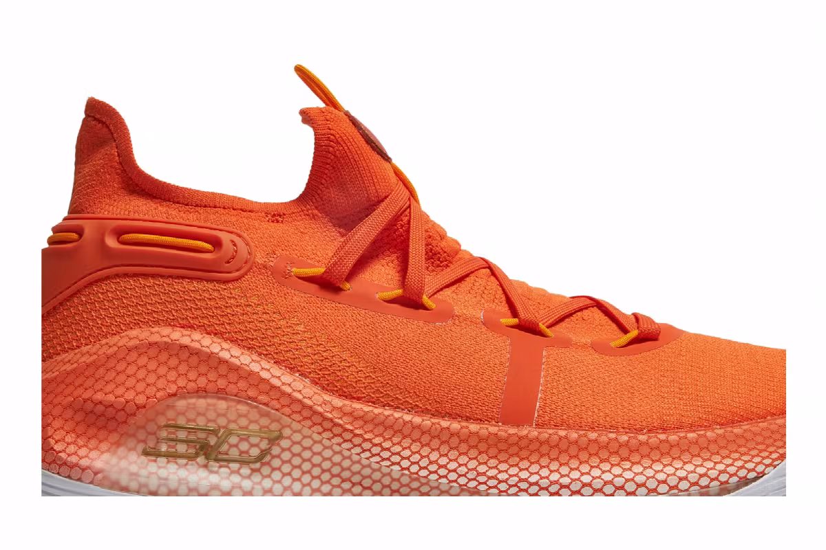 Under Armour Curry 6 Team Team Orange, view 3