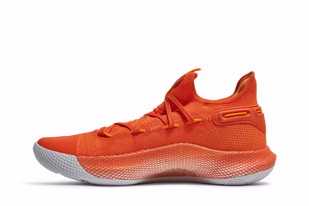 Under Armour Curry 6 Team Team Orange, view 4