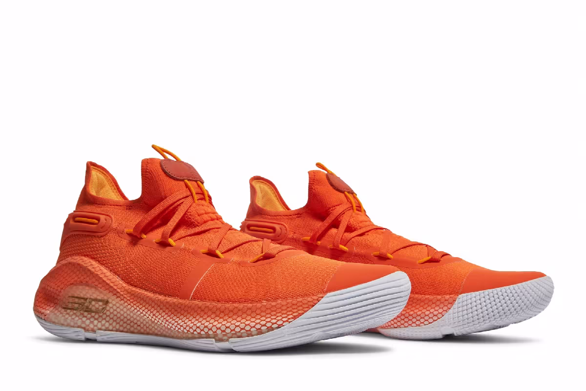 Under Armour Curry 6 Team Team Orange, view 9