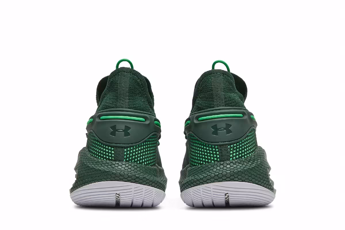 Under Armour Curry 6 Team Forest Green, view 7