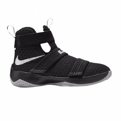 Nike LeBron Soldier 10 GS 'Black Metallic Silver'