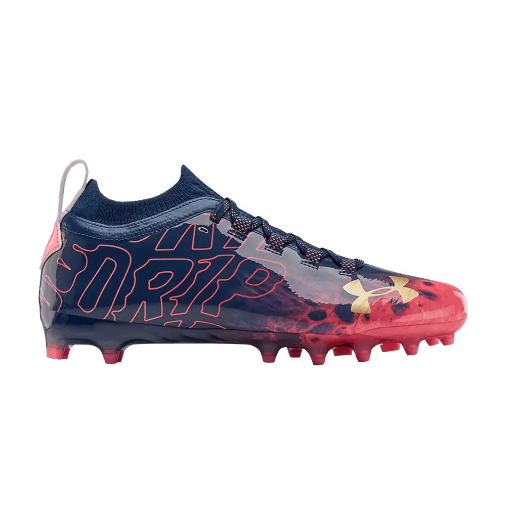 Under Armour Spotlight Lux LE Drip - Blackout Navy Peach Horizon
