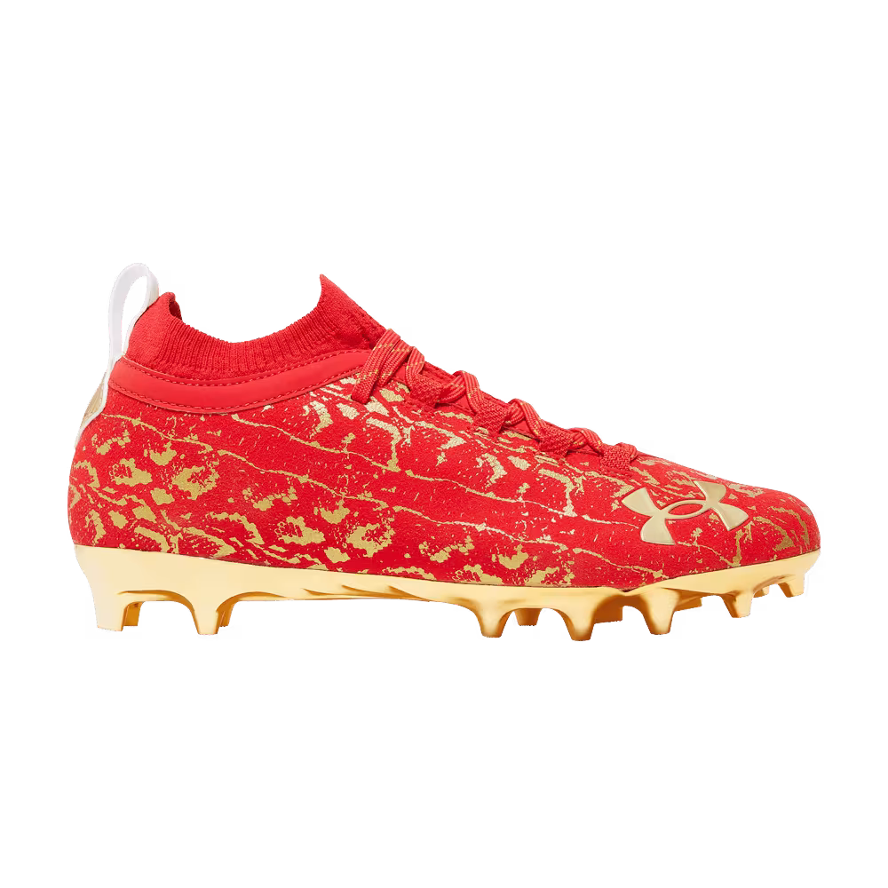 Under Armour Spotlight LUX Suede 2.0 Red Metallic Gold