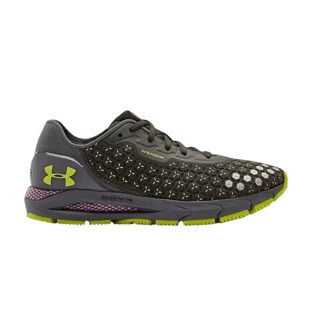 Under Armour Women's HOVR Sonic 3 Storm Baroque Green Citrine