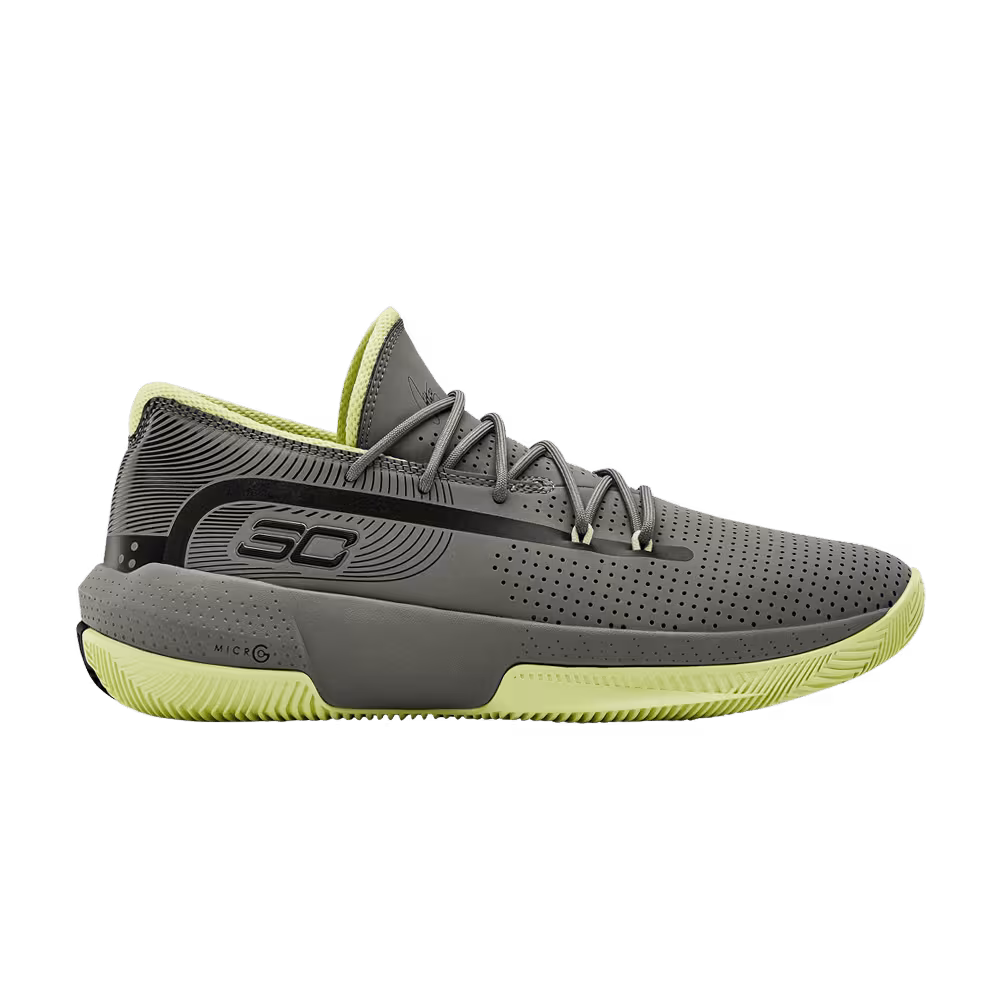 Under Armour Curry 3Zer0 3 Grey Gravity Green