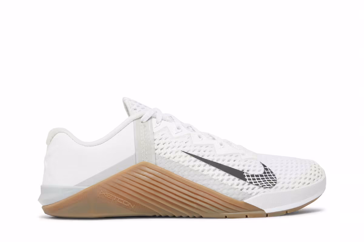 Nike Metcon 6 White Gum Dark Brown, view 2