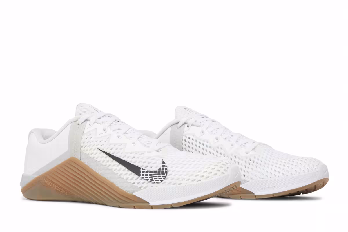 Nike Metcon 6 White Gum Dark Brown, view 9