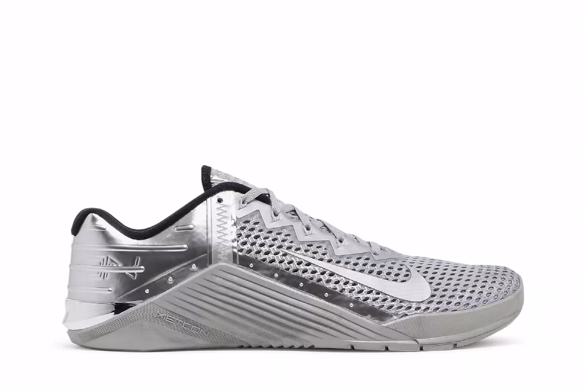 Nike Metcon 6 Premium Metallic Silver, view 2