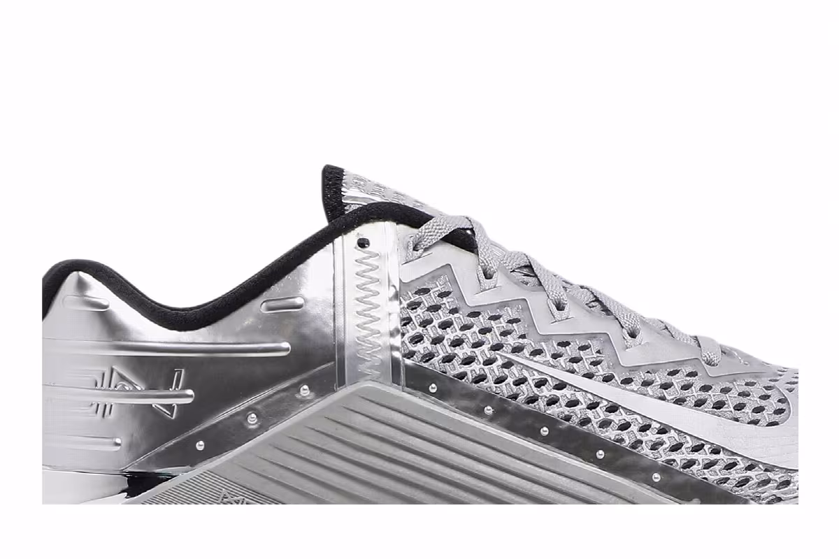 Nike Metcon 6 Premium Metallic Silver, view 3