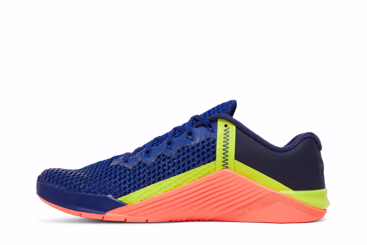 Nike Metcon 6 Deep Royal Blue Bright Mango, view 4