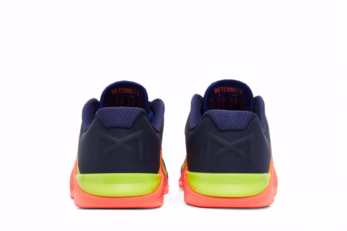 Nike Metcon 6 Deep Royal Blue Bright Mango, view 7