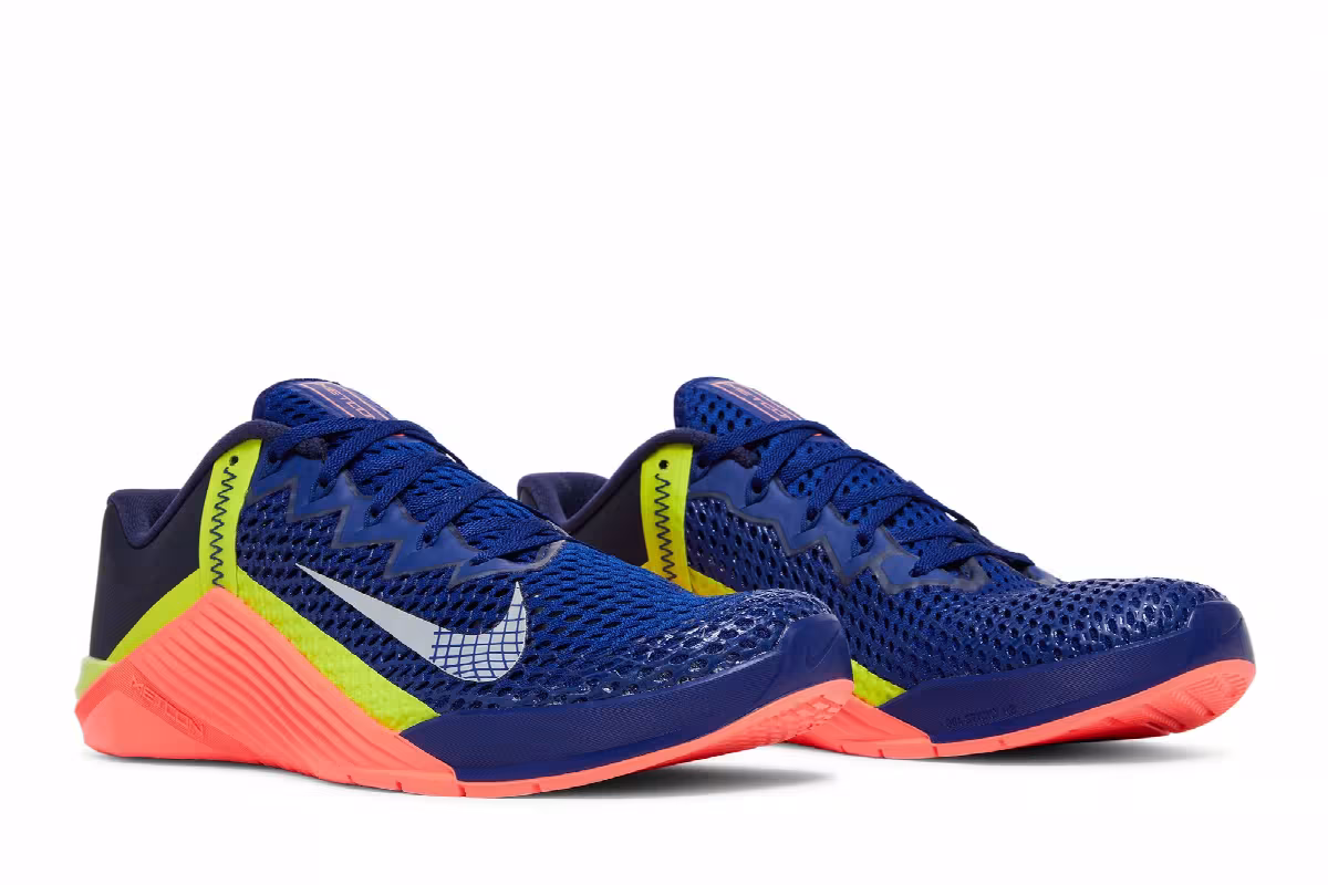 Nike Metcon 6 Deep Royal Blue Bright Mango, view 9